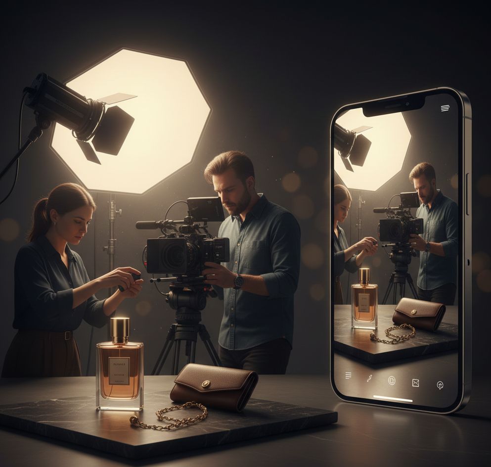 Cómo trabajamos la luz en fotografía y vídeo para que una marca parezca premium