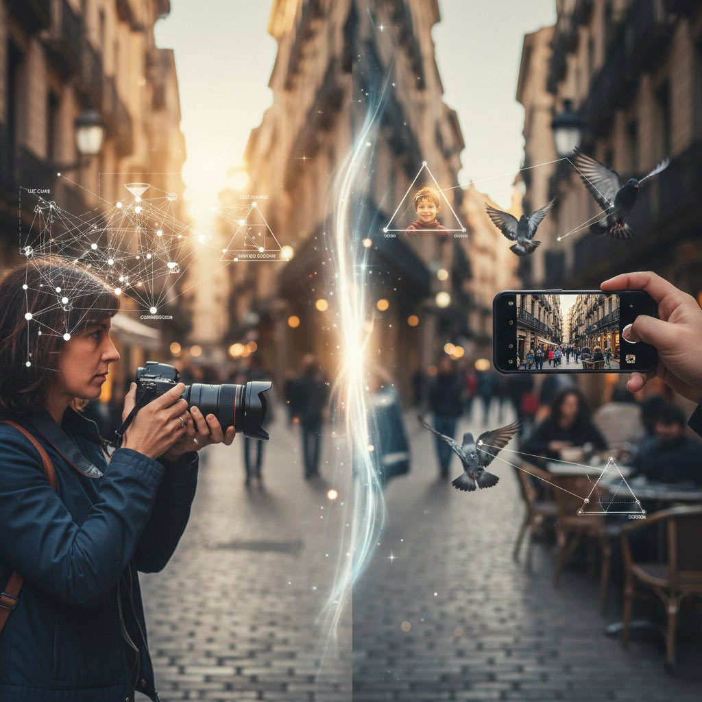 Qué mira un fotógrafo profesional antes de disparar (y tú no)